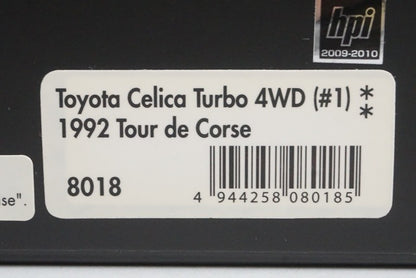 1:43 HPI 8018 Toyota Celica Turbo 4WD Tour de Corse 1992 #1 Marlboro Edition