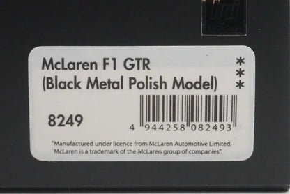 1:43 HPI 8249 Mirage McLaren F1 GTR Black Metal Polish Model