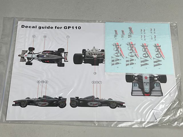 1:18 TOPMARQUES GP REPLICAS GP110BWD McLaren MP4/12 (1997) Winner: Australian GP, D. Coulthard #10