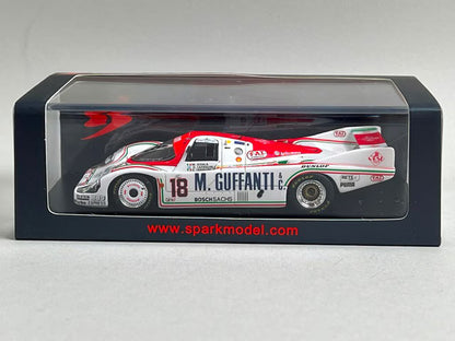 1:43 Spark S9867 Porsche 956 Le Mans 24H 1985 #18 M. Sigara / O. Larrauri / G. Tarquini