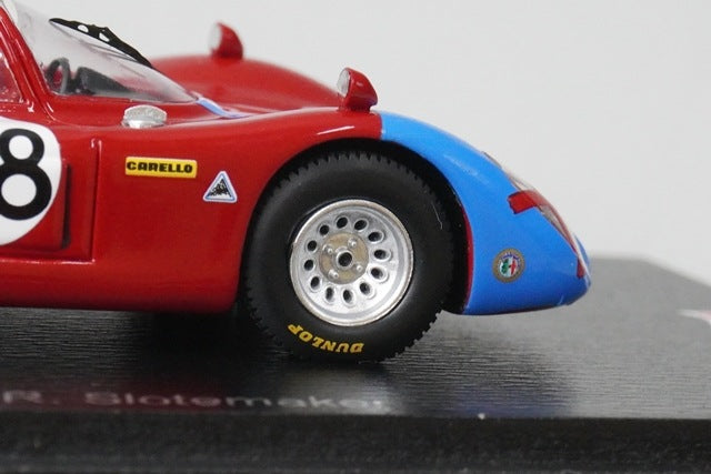 1:43 Spark SI035 Alfa Romeo T33-2 Targa Florio 5th 1968 #178 A. Pillet / R. Slotemarker