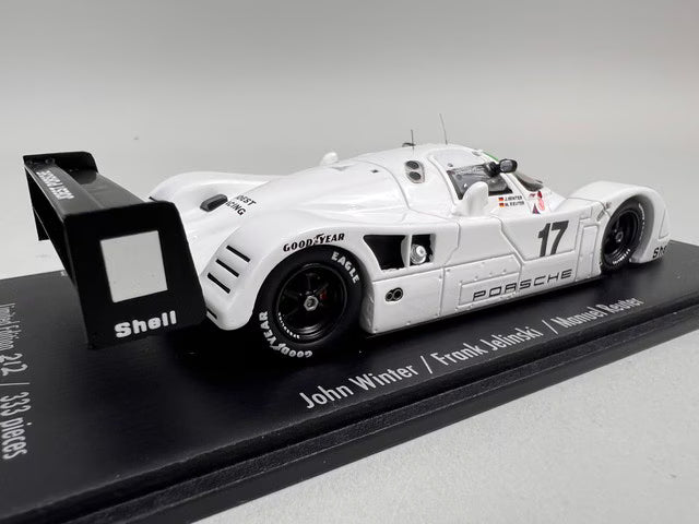 1:43 Spark Porsche 962C Le Mans 24H test day 1993 #17 White (Custom Order)