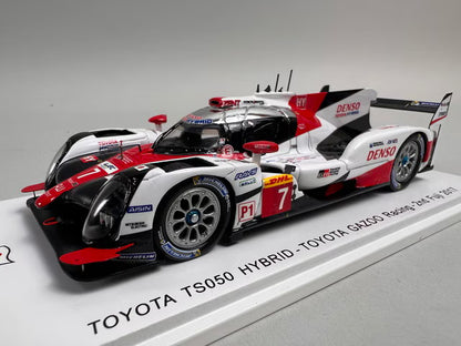 1:43 Spark SJ054 Toyota TS50 Hybrid GAZOO Racing 2nd Fuji 2017 #7 M. Conway / Kamui Kobayashi / J. M. Lopez