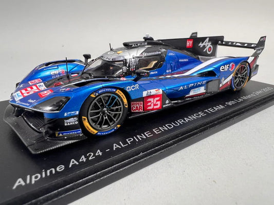 1:43 Spark S9264 Alpine A424 ALPINE ENDURANCE TEAM 9th Le Mans 24H 2025 #35 P. Chatin - F. Habsburg - C. Milesi