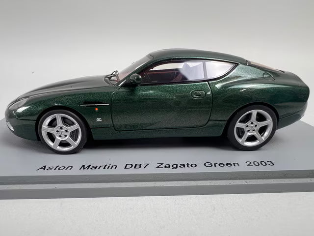 1:43 Spark S0375 Aston Martin DB7 Zagato Coupe Green 2003