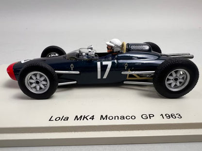 1:43 Spark S4269 LOLA MK4 F1 Monaco GP 1963 #17 M. Trintignant