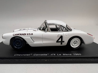 1:43 Spark S1540 Chevrolet Corvette Le Mans 24H 1960 #4 F. Gamble