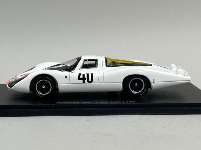 1:43 Spark S3477 Porsche 907 Le Mans 24H 1967 #40 G. Mitter / J. Rindt