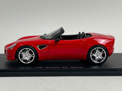 1:43 Spark S0397 Alfa Romeo 8C Spider Prototype 2005 Red