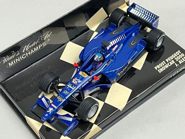 1:43 MINICHAMPS 430000084 Prost Peugeot AP03 Show Car 2000 #14 J. Alesi