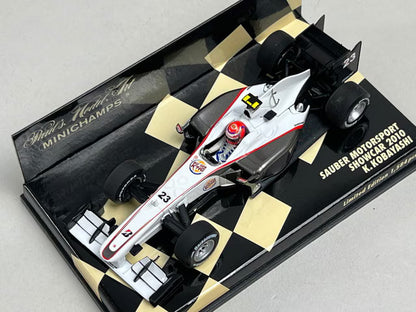 1:43 MINICHAMPS 400100096 Sauber Motorsport Show Car 2010 F1 #23 Kamui Kobayashi