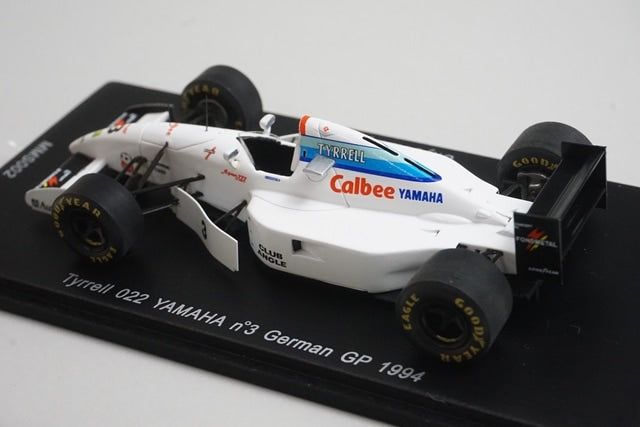 1:43 SPARK MMS002 Tyrrell 022 Yamaha Germany GP Ukyo Katayama 1994 #3 MIYAZAWA MOKEI