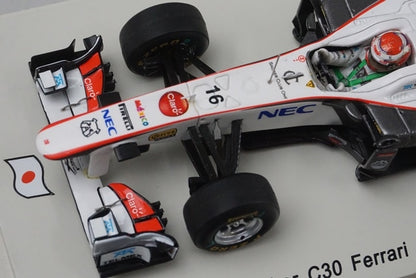 1:43 SPARK SJ005 Sauber C30 Ferrari Monaco GP 2011 #16 model car