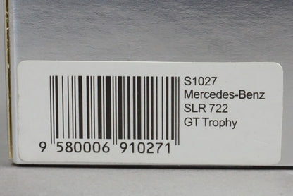 1:43 SPARK S1027 Mercedes Benz SLR 722 GT Trophy #1 model car