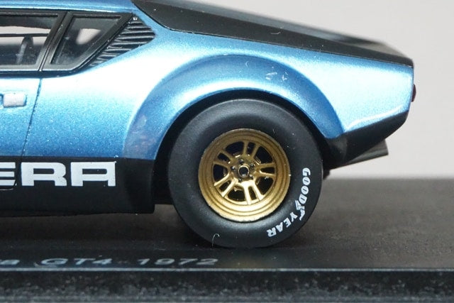 1:43 SPARK KBS021 De Tomaso Pantera GT4 1972 Metallic Blue model car