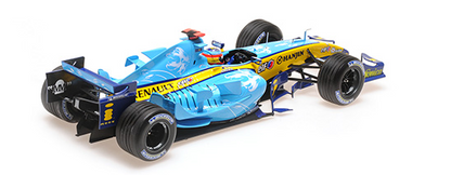 [ Back-order ] MINICHAMPS 117051105 1:18 Renault R25 F.Alonso British GP 2005 2nd place model car