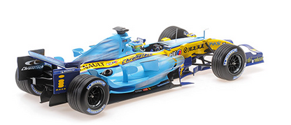 [ Back-order ] MINICHAMPS 117061602 1:18 Renault R26 J.Fisichella Chinese GP 2006 3rd place model car