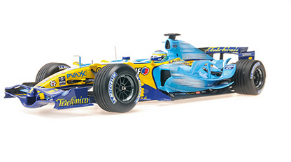 [ Back-order ] MINICHAMPS 117061602 1:18 Renault R26 J.Fisichella Chinese GP 2006 3rd place model car