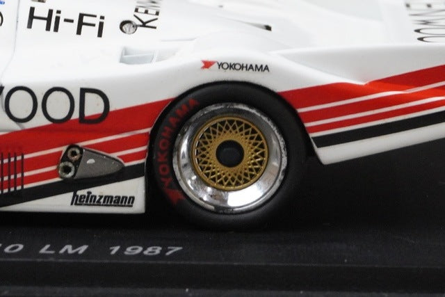 1:43 SPARK KBS024 Porsche 962 Le Mans 1987 #10 model car