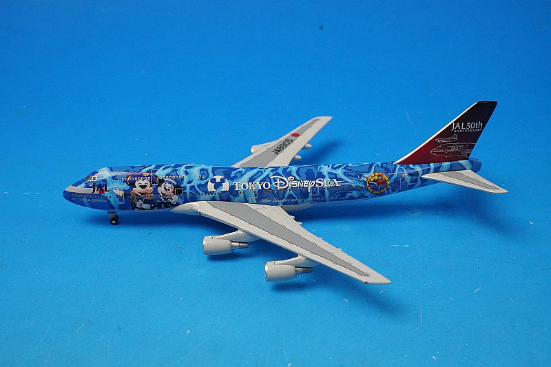 1:500 B747-400D JAL Tokyo DisneySea JA8905 2002-21 Big Bird airplane model