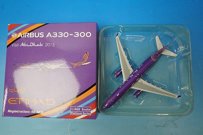 1:400 A330-300 Etihad Visit Abu Dhabi 2015 A6-AFA 11125 Phoenix airplane model