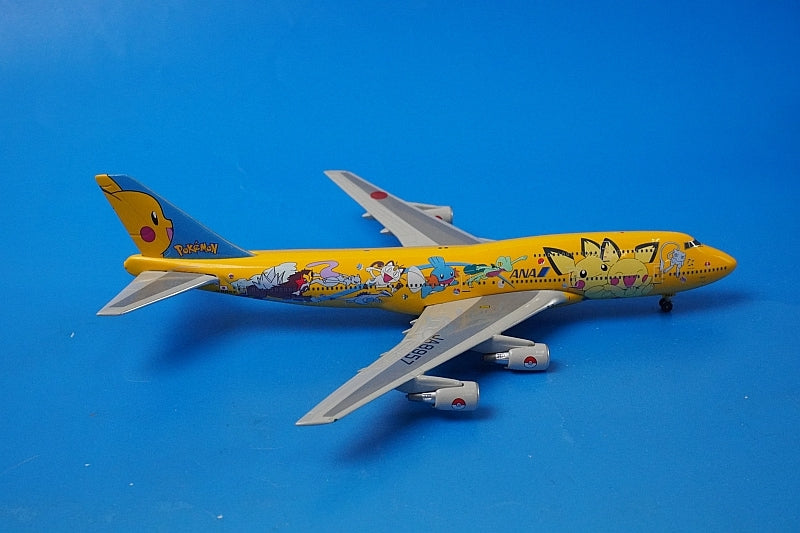 1:400 B747-400 ANA Pokemon Pikachu Jumbo JA8957 Phoenix airplane model