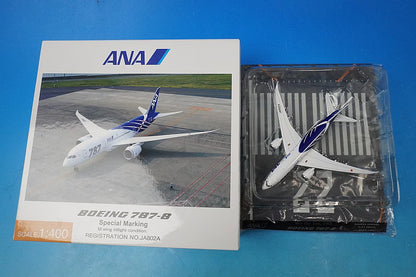 1:400 B787-8 ANA Special Livery Wing Flight Posture JA802A NH40063 ANA airplane model