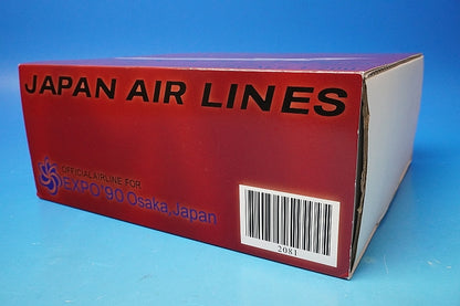 1:200 B727-46 JAL Old Tsurumaru Paint EXPO'90 Osaka JA8326 2081 JC Wings airplane model