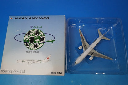 1:400 B777-200 JAL Sky Eco Ecojet JA8984 XX4828 JC Wings airplane model