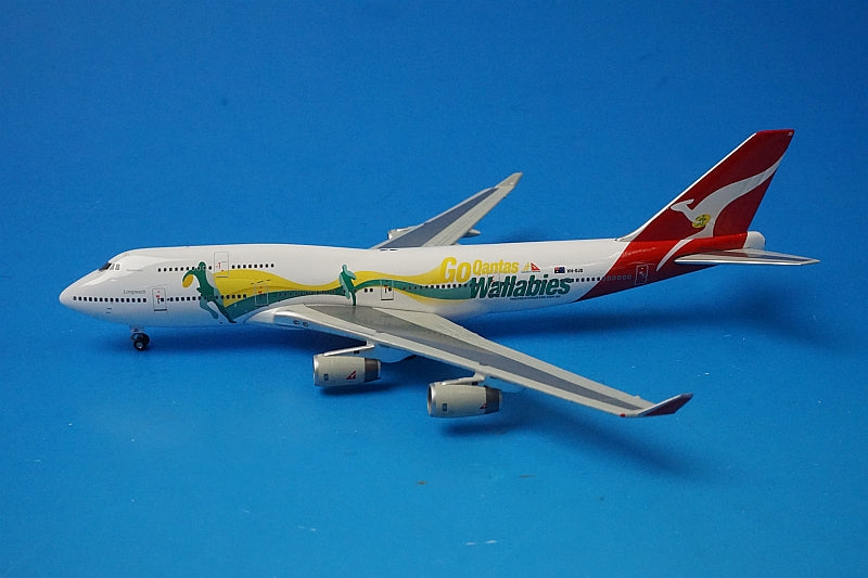 1:400 B747-400 Qantas Go Qantas Wallabies VH-OJO GJQFA1182 Gemini