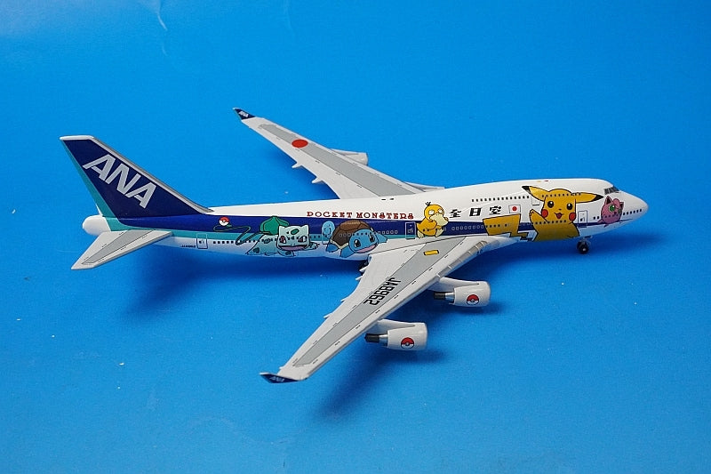 1:400 B747-400 ANA Pokemon Jet International JA8962 2004-030 Big Bird airplane model