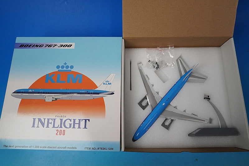 1:200 B767-300 KLM Netherlands PH-BZH IF763KL1220 INFLIGHT airplane model