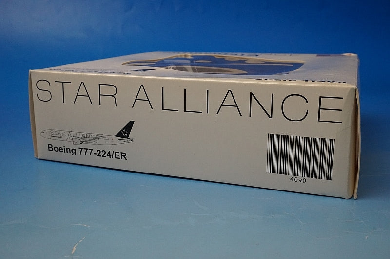 1:400 B777-224/ER Continental Star Alliance N78017 4090 JC Wings airplane model