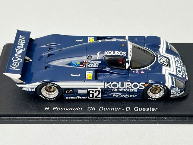 1:43 SPARK S1258 Sauber C8 Mercedes Le Mans 1986 #62