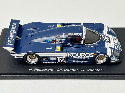 1:43 SPARK S1258 Sauber C8 Mercedes Le Mans 1986 #62