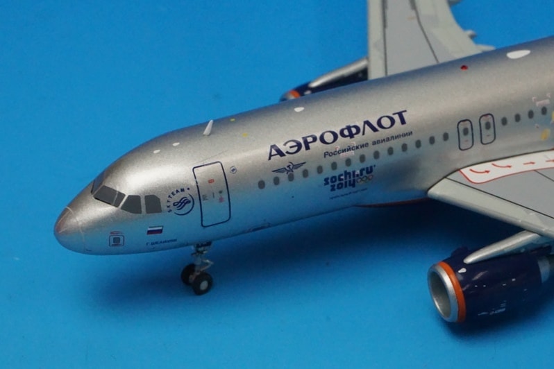 1:200 A320-200 Aeroflot Sochi 2014 VP-BMF XX2698 JC Wings airplane model