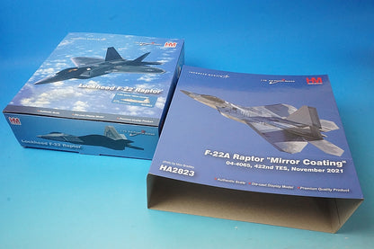 1:72 F-22 Raptor 422nd Test and Evaluation Squadron Chrome Paint HA2823 Hobby Master airplane model