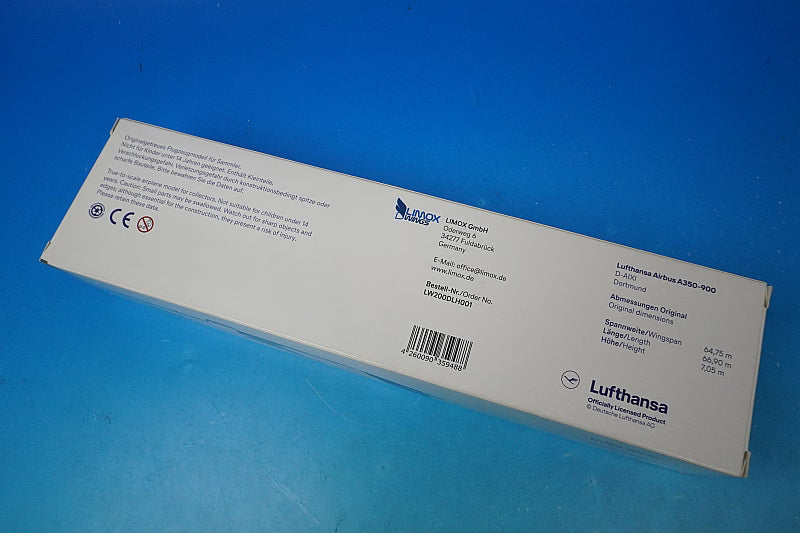 1:200 A350-900 Lufthansa Dortmund D-AIXI LW200DLH001 LIMOX airplane model