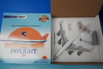 1:200 B747-300 South African ZS-SAT IF743SA0424P INFLIGHT airplane model