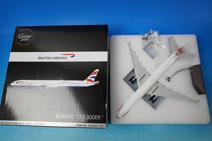 1:200 B777-300ER British G-STBH G2BAW1131 Gemini airplane model