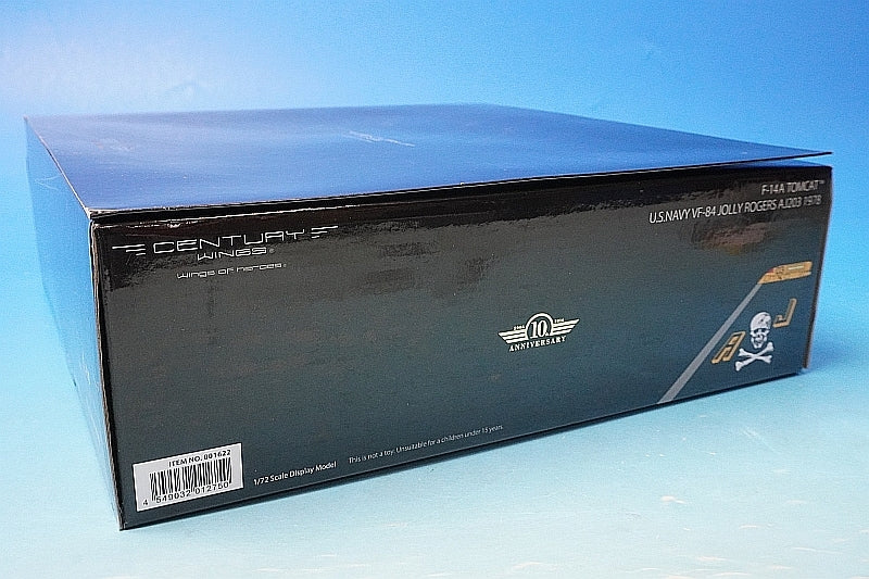 1:72 F-14A Tomcat USN Jolly Rogers aboard the aircraft carrier Nimitz AJ203 001622 CENTURY WINGS