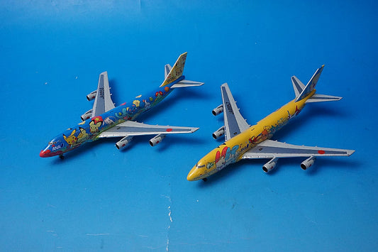1:500 B747-400 ANA Ohana Jumbo & Pikachu Jumbo JA8956 JA8957 NHS52001 ANA airplane model