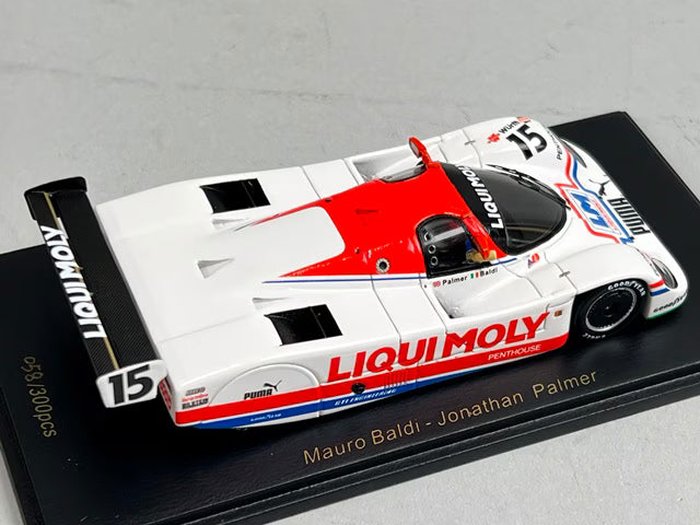 1:43 Spark RS1609 Raceland Custom Porsche 962C Sieger Norisring WM 1987 #15 M. Baldi / J. Palmer