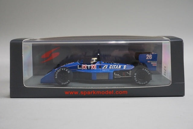 1:43 Spark S3969 Ligier JS31 Detroit GP 1988 #26 S.Johansson