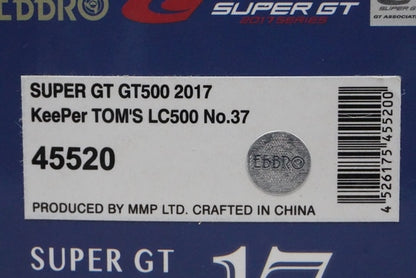 1:43 EBBRO 45520 Lexus KeePer TOM'S LC500 Super GT GT500 2017 #37 Ryo Hirakawa / Nick Cassidy