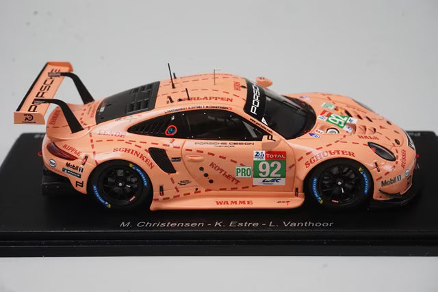 1:43 SPARK S7033 Porsche 911 RSR #92 Winner LMGTE Pro class 24h Le Mans 2018