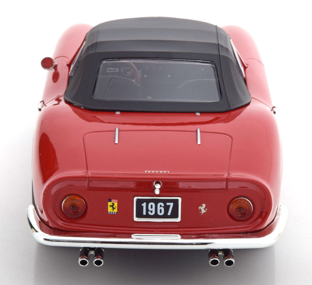 KKDC180234 KK scale 1:18 Ferrari 275 GTB4 NART Spider with removable soft top, red