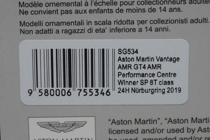 1:43 SPARK SG534 Aston Martin Vantage AMR GT4 AMR SP 8T class Nurburgring 24h Winner 2019 #37