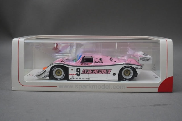 1:43 Spark SJ082 Porsche 962C 1000km Fuji 1989 #9 B.Wolek / F.Jeliński model car