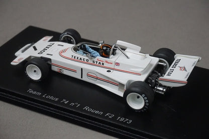 1:43 Spark S1775 Team Lotus 74 Rouen F2 1973 #1 E. Fitzipaldi model car